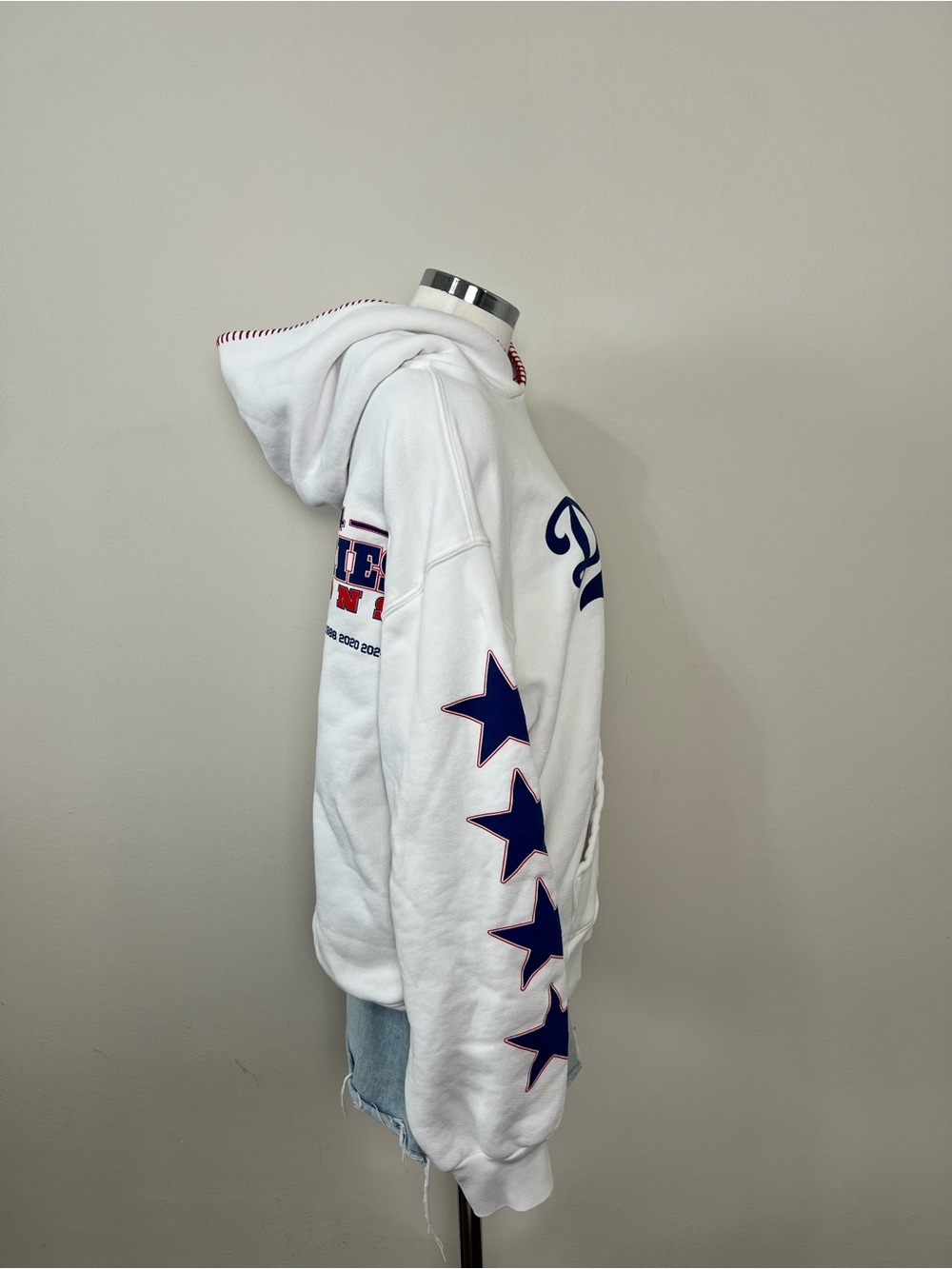 Madhappy x LA Dodgers 2024 World Series Champions Hoodie White Large Rare - Picture 4 of 7